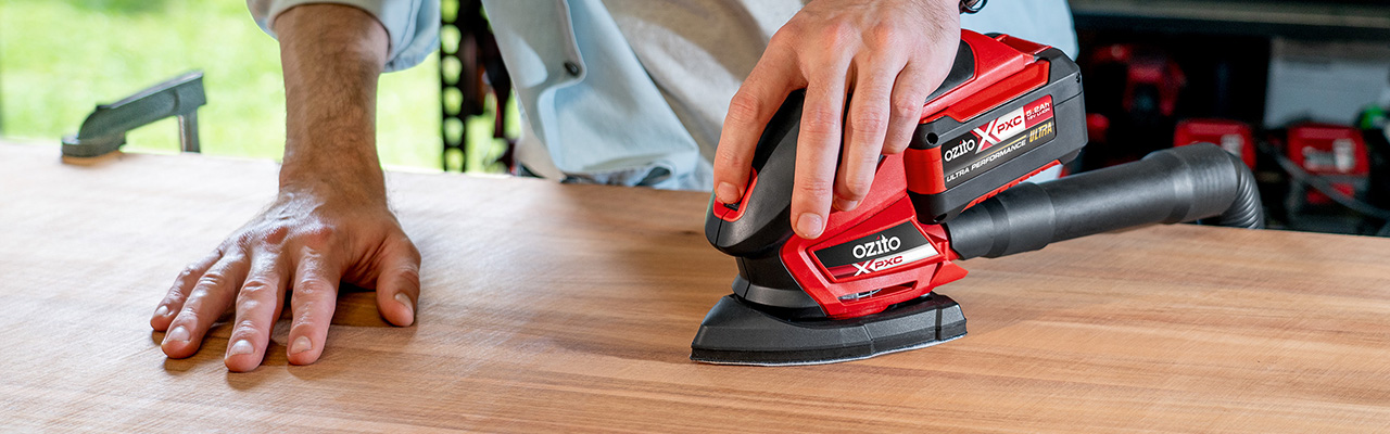 A cordless grinder