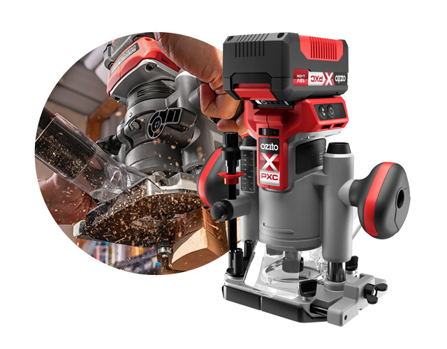 Precision and Control with the PXC 18V Brushless Plunge Router