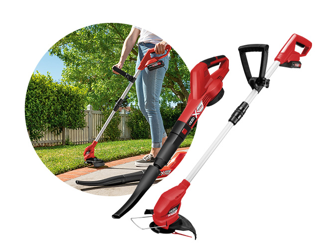 Ozito pxc deals grass trimmer