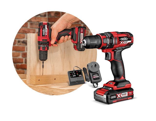  Working with a cordless screwdriver