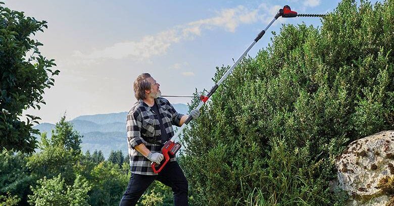 Ozito pole pruner and hedge trimmer sale